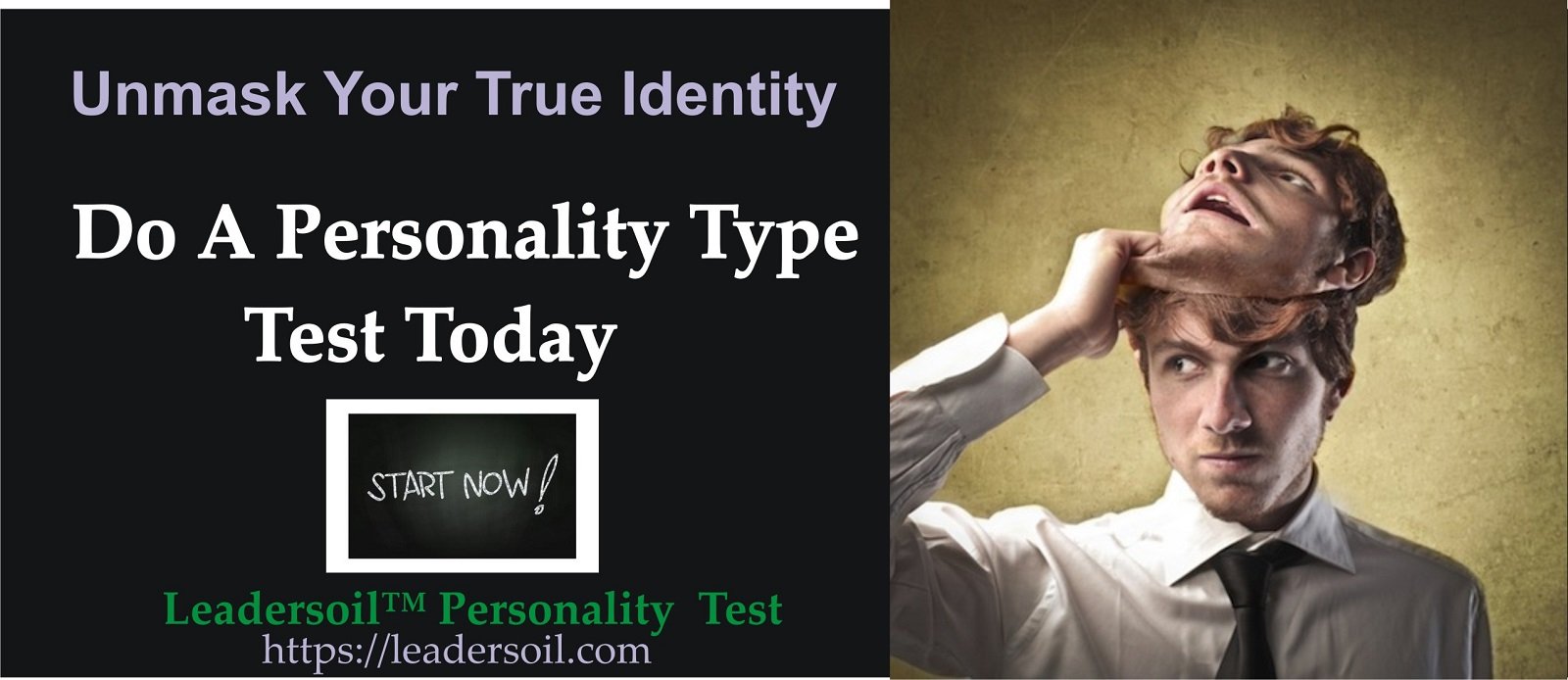 How To Unmask Your True Identity in 15 Minutes - FREE OF CHARGE Personality Type Test!