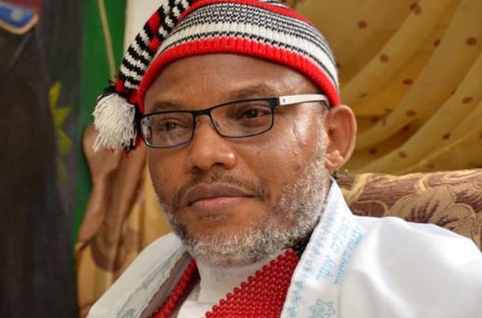 Heavy security as IPOB leader Nnamdi Kanu arrives court