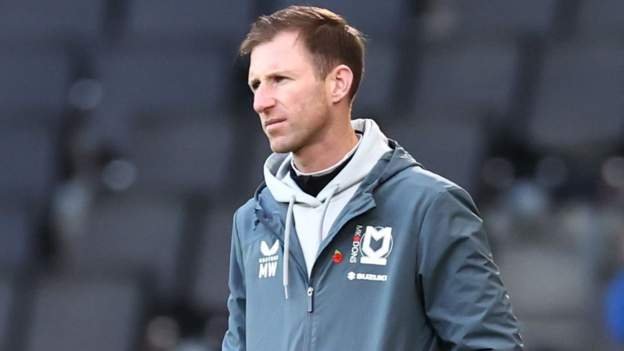 Mike Williamson: League table 'irrelevant' to improving MK Dons - BBC