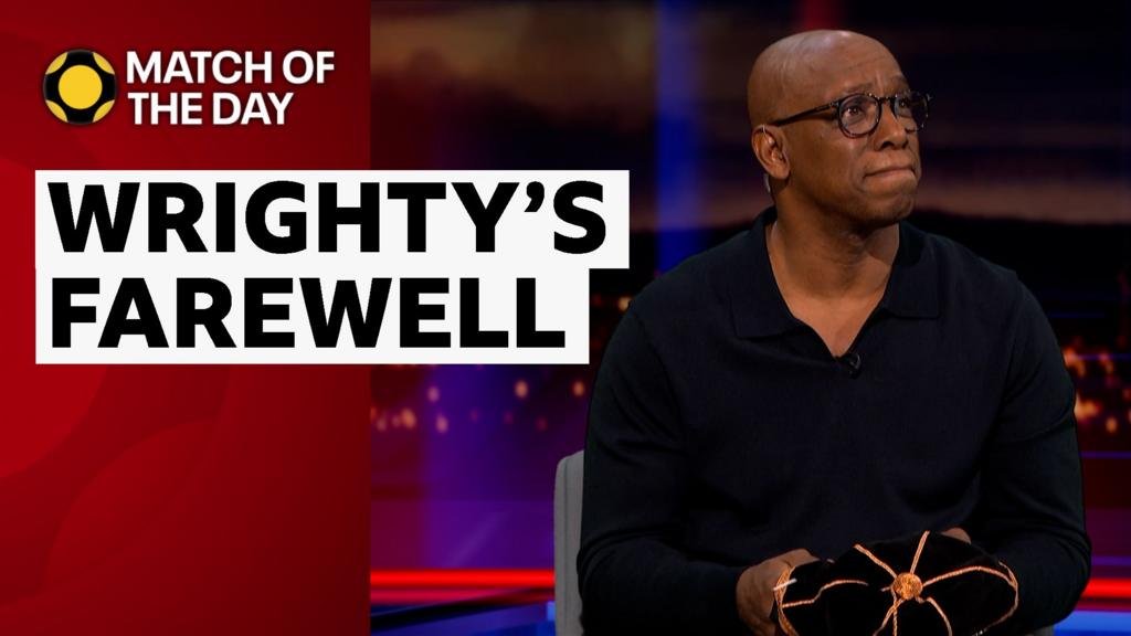 Arsenal, Premier League legend Ian Wright's last Match of the Day - BBC