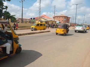 PICTORIAL: Hoodlums attack Lagos police station