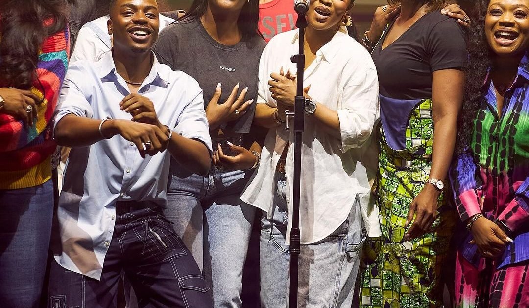 VIDEO: Nigerian celebrities unite, sing ‘we are the world’ to celebrate children’s day